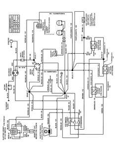Wiring Schematic Diagram and Parts List for 107280063-7800753A,ZTS7000 2011 Briggs and Stratton Lawn Tractor Accessories
